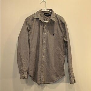 Polo by Ralph Lauren Black & White Casual Button Down Shirt